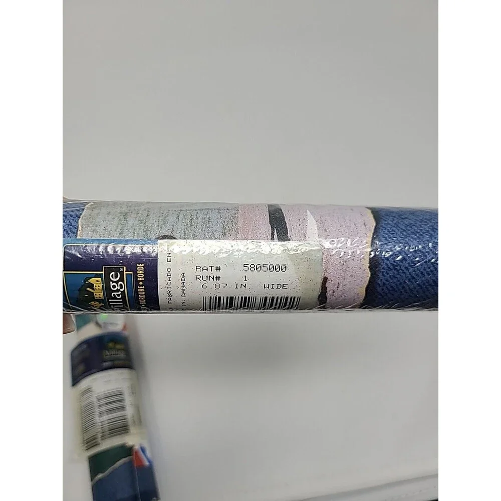 Village Wallpaper Border MLB Baseball Players 2 Rolls 15 Feet Each Blue